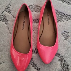 Hot Pink flats